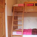 Schlafzimmer mit 2 Einzelbetten, als Kinderzimmer